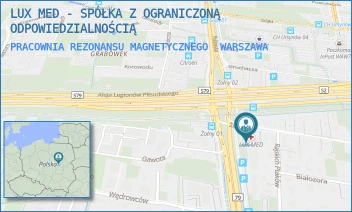 PRACOWNIA REZONANSU MAGNETYCZNEGO - LUX MED - SPÓŁKA Z OGRANICZONĄ ODPOWIEDZIALNOŚCIĄ - PUŁAWSKA 455,  WARSZAWA
