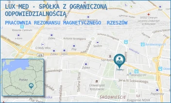 PRACOWNIA REZONANSU MAGNETYCZNEGO - LUX MED SPÓŁKA Z OGRANICZONĄ ODPOWIEDZIALNOŚCIĄ - AL. JÓZEFA PIŁSUDSKIEGO 31, RZESZÓW