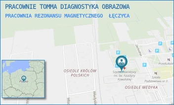 PRACOWNIA REZONANSU MAGNETYCZNEGO - PRACOWNIE TOMMA DIAGNOSTYKA OBRAZOWA - UL. ZACHODNIA 6,  ŁĘCZYCA