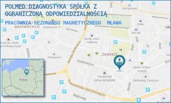 PRACOWNIA REZONANSU MAGNETYCZNEGO - POLMED DIAGNOSTYKA SPÓŁKA Z OGRANICZONĄ ODPOWIEDZIALNOŚCIĄ - SPÓŁDZIELCZA 2,  MŁAWA