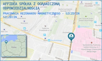 PRACOWNIA REZONANSU MAGNETYCZNEGO - SZCZECIN - AFFIDEA SPÓŁKA Z OGRANICZONĄ ODPOWIEDZIALNOŚCIĄ - AL. POWSTAŃCÓW WIELKOPOLSKICH 72,  SZCZECIN