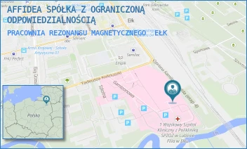 PRACOWNIA REZONANSU MAGNETYCZNEGO - AFFIDEA - KOŚCIUSZKI 30,  EŁK