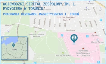PRACOWNIA REZONANSU MAGNETYCZNEGO I - WOJEWÓDZKI SZPITAL ZESPOLONY IM. L. RYDYGIERA W TORUNIU - ŚW. JÓZEFA 53-59,  TORUŃ