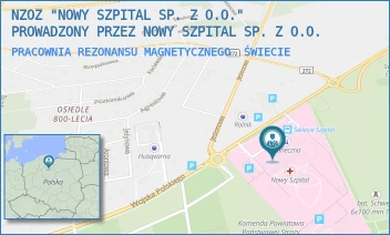 PRACOWNIA REZONANSU MAGNETYCZNEGO - NOWY SZPITAL SPÓŁKA Z OGRANICZONĄ ODPOWIEDZIALNOŚCIĄ - WOJSKA POLSKIEGO 126, ŚWIECIE