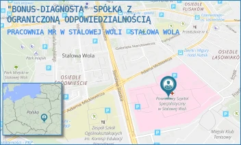 PRACOWNIA MR W STALOWEJ WOLI - "BONUS-DIAGNOSTA" SPÓŁKA Z OGRANICZONĄ ODPOWIEDZIALNOŚCIĄ - UL. STASZICA 4,  STALOWA WOLA