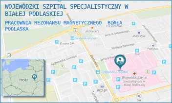 PRACOWNIA REZONANSU MAGNETYCZNEGO - WOJEWÓDZKI SZPITAL SPECJALISTYCZNY W BIAŁEJ PODLASKIEJ - TEREBELSKA 57-65,  BIAŁA PODLASKA