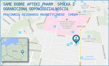 PRACOWNIA REZONANSU MAGNETYCZNEGO - SAME DOBRE APTEKI PHARM  SPÓŁKA Z OGRANICZONĄ ODPOWIEDZIALNOŚCIĄ - SZPITALNA 47,  CHEŁM