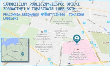 PRACOWNIA REZONANSU MAGNETYCZNEGO - SAMODZIELNY PUBLICZNY ZESPÓŁ OPIEKI ZDROWOTNEJ W TOMASZOWIE LUBELSKIM - ALEJE GRUNWALDZKIE 1,  TOMASZÓW LUBELSKI