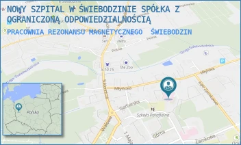 PRACOWNIA REZONANSU MAGNETYCZNEGO - NOWY SZPITAL W ŚWIEBODZINIE SPÓŁKA Z OGRANICZONĄ ODPOWIEDZIALNOŚCIĄ - UL. MŁYŃSKA 6,  ŚWIEBODZIN