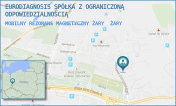 MOBILNY REZONANS MAGNETYCZNY ŻARY - EURODIAGNOSIS SPÓŁKA Z OGRANICZONĄ ODPOWIEDZIALNOŚCIĄ - UL. DOMAŃSKIEGO 2,  ŻARY