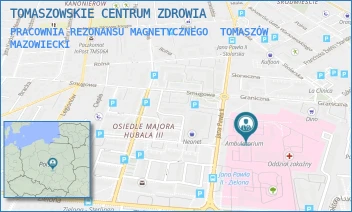 PRACOWNIA REZONANSU MAGNETYCZNEGO - TOMASZOWSKIE CENTRUM ZDROWIA - UL. JANA PAWŁA II 35, TOMASZÓW MAZOWIECKI