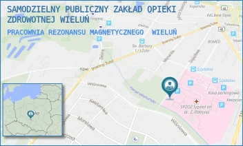 PRACOWNIA REZONANSU MAGNETYCZNEGO - SAMODZIELNY PUBLICZNY ZAKŁAD OPIEKI ZDROWOTNEJ WIELUŃ - UL. UL. SZPITALNA 16,  WIELUŃ