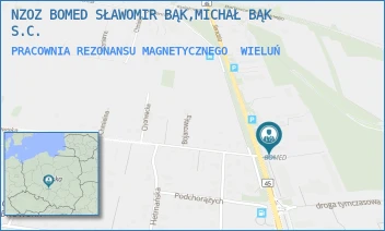 PRACOWNIA REZONANSU MAGNETYCZNEGO - NZOZ BOMED SŁAWOMIR BĄK,MICHAŁ BĄK S.C. - UL. SIERADZKA 62,  WIELUŃ
