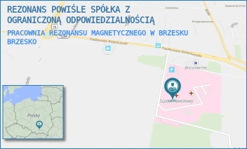 PRACOWNIA REZONANSU MAGNETYCZNEGO W BRZESKU - REZONANS POWIŚLE SPÓŁKA Z OGRANICZONĄ ODPOWIEDZIALNOŚCIĄ - UL. TADEUSZA KOŚCIUSZKI 68, BRZESKO