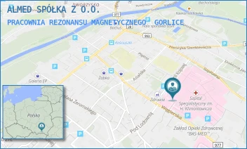PRACOWNIA REZONANSU MAGNETYCZNEGO - ALMED SPÓŁKA Z O.O. - UL. WĘGIERSKA 21,  GORLICE
