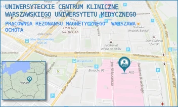 PRACOWNIA REZONANSU MAGNETYCZNEGO - UNIWERSYTECKIE CENTRUM KLINICZNE WARSZAWSKIEGO UNIWERSYTETU MEDYCZNEGO - STEFANA BANACHA 1A,  WARSZAWA OCHOTA