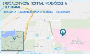 PRACOWNIA REZONANSU MAGNETYCZNEGO - SPECJALISTYCZNY SZPITAL WOJEWÓDZKI W CIECHANOWIE - POWST. WIELKOPOLSKICH 2,  CIECHANÓW