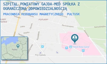 PRACOWNIA REZONANSU MAGNETYCZNEGO - SZPITAL POWIATOWY GAJDA-MED SPÓŁKA Z OGRANICZONĄ ODPOWIEDZIALNOŚCIĄ - TEOFILA KWIATKOWSKIEGO 19,  PUŁTUSK