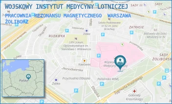 PRACOWNIA REZONANSU MAGNETYCZNEGO - WOJSKOWY INSTYTUT MEDYCYNY LOTNICZEJ - KRASIŃSKIEGO 54/56,  WARSZAWA ŻOLIBORZ