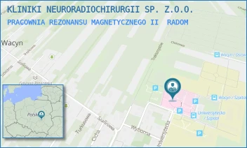 PRACOWNIA REZONANSU MAGNETYCZNEGO II - KLINIKI NEURORADIOCHIRURGII SP. Z.O.O. - UNIWERSYTECKA 6A,  RADOM