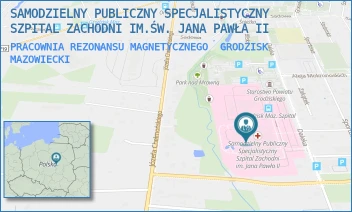 PRACOWNIA REZONANSU MAGNETYCZNEGO - SAMODZIELNY PUBLICZNY SPECJALISTYCZNY SZPITAL ZACHODNI IM.ŚW. JANA PAWŁA II - DALEKA 11,  GRODZISK MAZOWIECKI