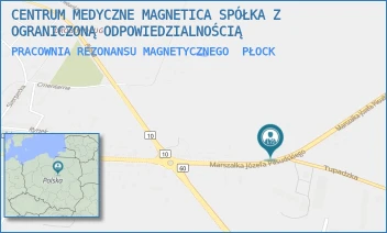 PRACOWNIA REZONANSU MAGNETYCZNEGO - CENTRUM MEDYCZNE MAGNETICA SPÓŁKA Z OGRANICZONĄ ODPOWIEDZIALNOŚCIĄ - MARSZ. JÓZEFA PIŁSUDSKIEGO 35,  PŁOCK