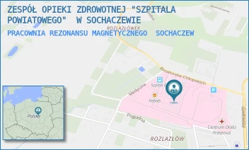 PRACOWNIA REZONANSU MAGNETYCZNEGO - ZESPÓŁ OPIEKI ZDROWOTNEJ "SZPITALA POWIATOWEGO"  W SOCHACZEWIE - BATALIONÓW CHLOPSKICH 3/7,  SOCHACZEW