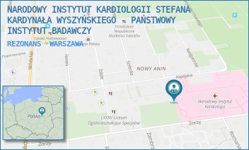 REZONANS - NARODOWY INSTYTUT KARDIOLOGII STEFANA KARDYNAŁA WYSZYŃSKIEGO - PAŃSTWOWY INSTYTUT BADAWCZY - ALPEJSKA 42,  WARSZAWA