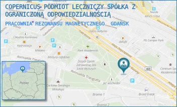 PRACOWNIA REZONANSU MAGNETYCZNEGO - COPERNICUS PODMIOT LECZNICZY SPÓŁKA Z OGRANICZONĄ ODPOWIEDZIALNOŚCIĄ - AL. ZWYCIĘSTWA 31-32,  GDAŃSK