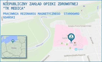 PRACOWNIA REZONANSU MAGNETYCZNEGO - NIEPUBLICZNY ZAKŁAD OPIEKI ZDROWOTNEJ "TK MEDICA" - UL. DRA JÓZEFA BALEWSKIEGO 1,  STAROGARD GDAŃSKI