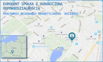 PRACOWNIA REZONANSU MAGNETYCZNEGO - EURODENT SPÓŁKA Z OGRANICZONĄ ODPOWIEDZIALNOŚCIĄ - UL. GENERAŁA JÓZEFA BEMA 5, RACIBÓRZ