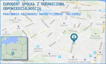 PRACOWNIA REZONANSU MAGNETYCZNEGO - EURODENT SPÓŁKA Z OGRANICZONĄ ODPOWIEDZIALNOŚCIĄ - UL. HENRYKA SIENKIEWICZA 2/1, RACIBÓRZ