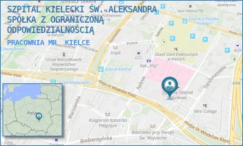 PRACOWNIA MR - SZPITAL KIELECKI ŚW. ALEKSANDRA SPÓŁKA Z OGRANICZONĄ ODPOWIEDZIALNOŚCIĄ - KOŚCIUSZKI 25,  KIELCE