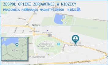 PRACOWNIA REZONANSU MAGNETYCZNEGO - ZESPÓŁ OPIEKI ZDROWOTNEJ W NIDZICY - MICKIEWICZA 25,  NIDZICA