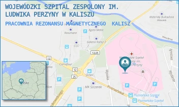 PRACOWNIA REZONANSU MAGNETYCZNEGO - WOJEWÓDZKI SZPITAL ZESPOLONY IM. LUDWIKA PERZYNY W KALISZU - POZNAŃSKA 79,  KALISZ