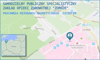 PRACOWNIA REZONANSU MAGNETYCZNEGO - SAMODZIELNY PUBLICZNY SPECJALISTYCZNY ZAKŁAD OPIEKI ZDROWOTNEJ "ZDROJE" W SZCZECINIE - MĄCZNA 4,  SZCZECIN